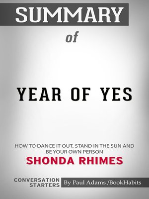cover image of Summary of Year of Yes